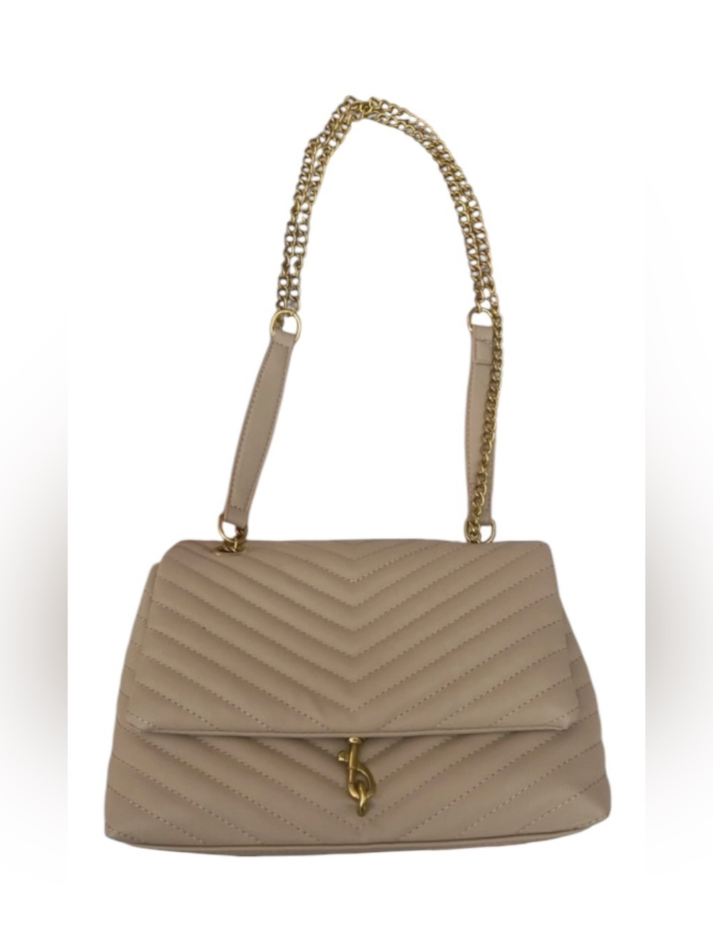 NEUTRAL CHEVRON PURSE